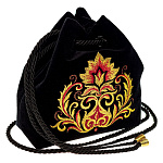 -2000357193644 Сумка "Агнесса" бархат Разм. 16*14*6 Мод. 959 Рис. 2691 А, (Т00028152) бархат 