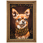 300827-НП-Картина Янтарная "ЧИХУАХУА" 60*40 см