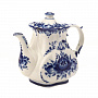 Чайник "Знакомство". Гжель, фотография 1. Интернет-магазин ЛАВКА ПОДАРКОВ