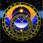 0033815/Ча-061 SwarovskiElements 30*30см ЧАСЫ "ЛОТОС"