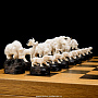Шахматы с фигурами из кости мамонта "Противостояние", фотография 7. Интернет-магазин ЛАВКА ПОДАРКОВ