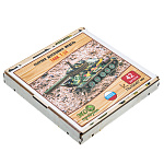 0063637/750204 Сборная деревянная модель ТАНК Т-34  42 детали  72*155*67мм