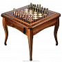 Шахматный стол из дерева с ящиками, фотография 1. Интернет-магазин ЛАВКА ПОДАРКОВ