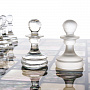Шахматный ларец с натуральным перламутром и фигурами из хрусталя, фотография 10. Интернет-магазин ЛАВКА ПОДАРКОВ