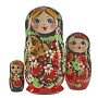 Матрешка "Ягодки-цветочки" 3 места, фотография 1. Интернет-магазин ЛАВКА ПОДАРКОВ