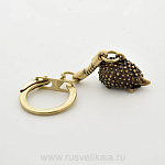 0017043  Сувенир БРЕЛОК "Ежик" Бронза 