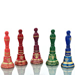 0027334/№4 -5*13 РИСУНОК Бронза КОЛОКОЛЬЧИК с мет.ручкой Цвета в ассортименте