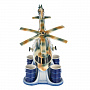 Штоф фарфоровый "Вертолет" со стопками. Гжель, фотография 3. Интернет-магазин ЛАВКА ПОДАРКОВ