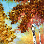 Картина янтарная "Пейзаж" 60х29 см, фотография 2. Интернет-магазин ЛАВКА ПОДАРКОВ