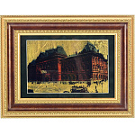 0056439/50*40см КАРТИНА сус.золото ГОРОДСКАЯ ДУМА  BP3-ЗЕЛЕНЫЙ (золото желтое)