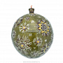 Новогодний елочный шар с росписью "Тройка", фотография 3. Интернет-магазин ЛАВКА ПОДАРКОВ