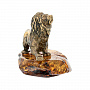Статуэтка с янтарем "Крадущийся лев", фотография 4. Интернет-магазин ЛАВКА ПОДАРКОВ