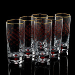 0044724/14.02000.07 ЛФЗ НАБОР ДЛЯ СОКА 6 стаканов 300мл Сетка Бордо