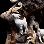 Скульптура "Тигр и горалы", фотография 6. Интернет-магазин ЛАВКА ПОДАРКОВ