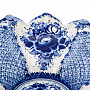 Фруктовница "Ажурная". Гжель, фотография 3. Интернет-магазин ЛАВКА ПОДАРКОВ