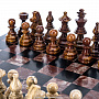 Шахматы из натурального камня 31х31 см, фотография 2. Интернет-магазин ЛАВКА ПОДАРКОВ