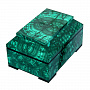 Шкатулка-ларец из малахита, фотография 1. Интернет-магазин ЛАВКА ПОДАРКОВ