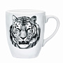 Кружка фарфоровая "Тигр" 300 мл, фотография 2. Интернет-магазин ЛАВКА ПОДАРКОВ