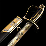 0060834 Златоуст Оружие сувенирное САБЛЯ УКРАШЕННАЯ "РФ" В П/У