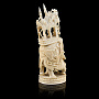 Скульптура из кости "Индийская охота", фотография 5. Интернет-магазин ЛАВКА ПОДАРКОВ