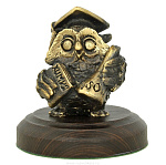 139214 Бронза Скульптура "Сова-химик" 