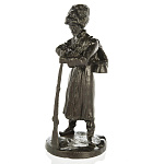 0036932 Бронза БЮСТ "КАЗАК С РУЖЬЕМ" выс. 11см 