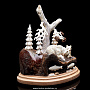 Скульптура "Медведи на рыбалке", фотография 3. Интернет-магазин ЛАВКА ПОДАРКОВ