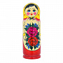 Футляр для бутылки "Матрешка Семеновская", фотография 3. Интернет-магазин ЛАВКА ПОДАРКОВ
