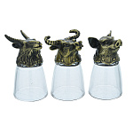 300842-Набор Стопок 3 шт. СИМВОЛ ГОДА в п/у