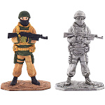 0033159-цвет. Ол.миниатюра Серия ВЕЖЛИВЫЕ ЛЮДИ "Вежливый боец" арт.1017