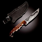 0062246 Оружие сувенирное Нож "Печенег"рук-дерево/инкрустация, ножны кожа 