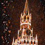 Картина янтарная "Спасская башня ночью" 60х80 см, фотография 3. Интернет-магазин ЛАВКА ПОДАРКОВ