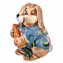 Скульптура-копилка "Кролик с морковкой", фотография 2. Интернет-магазин ЛАВКА ПОДАРКОВ