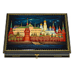 Шкатулка для документов с художественной росписью "Москва"