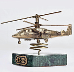 0023070-1:100-Б/К Бронза Модель Развед.-ударный вертолет К-52 "АЛЛИГАТОР"  (95892)