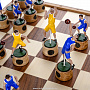 Шахматы деревянные с металлическими фигурами "Баскетбол" 47х47 см, фотография 7. Интернет-магазин ЛАВКА ПОДАРКОВ