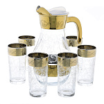 0053023  ГХСЗ GN934\56 Набор 7 предметов  "Вдохновение" 9  (Кувшин + 6 стаканов)