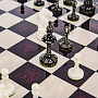 Подарочные шахматы с фигурами из кости 48х48 см, фотография 8. Интернет-магазин ЛАВКА ПОДАРКОВ