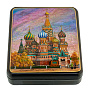 Шкатулка с художественной росписью "Москва. Осень", фотография 1. Интернет-магазин ЛАВКА ПОДАРКОВ