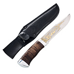 Нож сувенирный "Пограничная морская служба". Златоуст