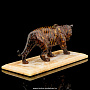 Скульптура из янтаря "Тигр" (в ассортименте), фотография 5. Интернет-магазин ЛАВКА ПОДАРКОВ