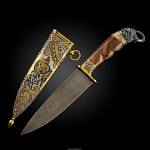 Нож сувенирный "Индийский слон". Златоуст