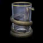 0012776 Подстаканник ХЛ Латунь с добавлением бронзы "КОБРА"