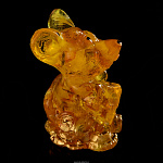 Статуэтка из янтаря "Мышка мини"