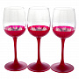 Набор бокалов для вина 300 мл "Пламя". 3 предмета, фотография 3. Интернет-магазин ЛАВКА ПОДАРКОВ