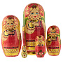 Матрешка "Орнамент" 5 мест, фотография 1. Интернет-магазин ЛАВКА ПОДАРКОВ