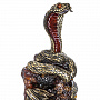 Змея Символ 2025 года. Сувенир из бронзы и янтаря "Королевская кобра", фотография 16. Интернет-магазин ЛАВКА ПОДАРКОВ
