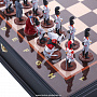 Шахматы с оловянными фигурами "Аустерлиц" 48х48 см, фотография 10. Интернет-магазин ЛАВКА ПОДАРКОВ