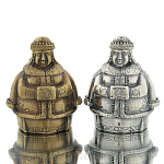 11606/З Бронза Колокольчик "Боярыня" золочение