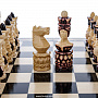 Шахматы деревянные с резными фигурами 40х40 см, фотография 5. Интернет-магазин ЛАВКА ПОДАРКОВ